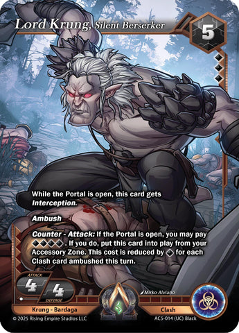 Lord Krung, Silent Berserker