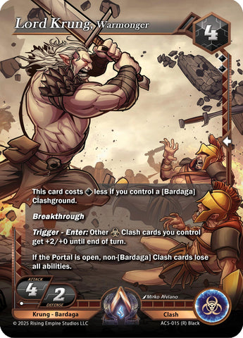 Lord Krung, Warmonger