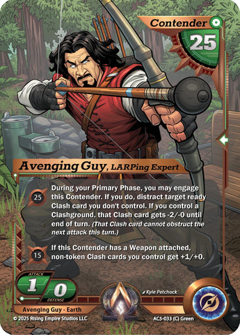 Avenging Guy, LARPing Expert