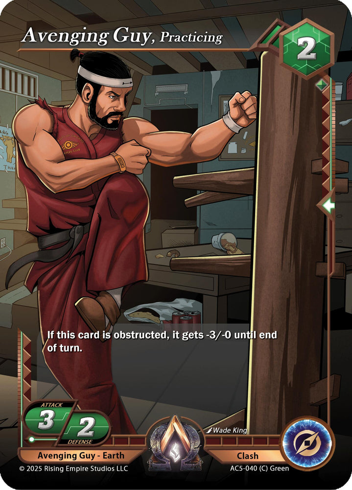 Avenging Guy, Practicing