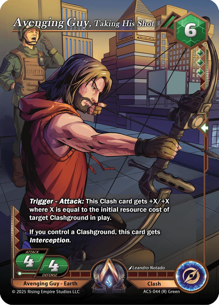 Avenging Guy, Taking His Shot