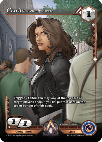 Clarity, Acutely Aware