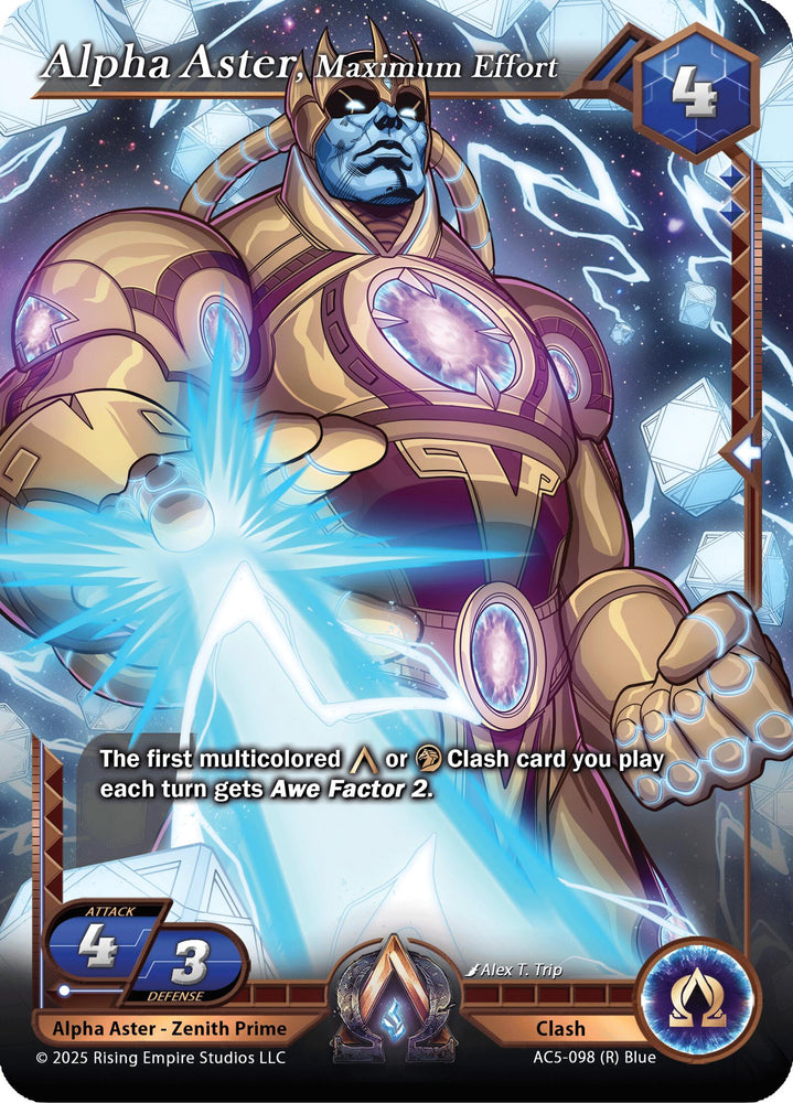 Alpha Aster, Maximum Effort