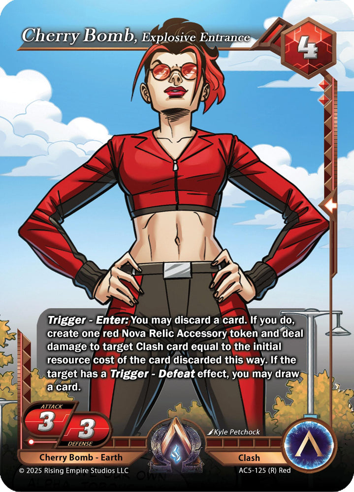 Cherry Bomb, Explosive Entrance