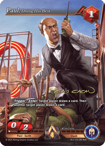 Paul, Doing His Best (Iconic Rare) [AC5 - AC5-155]