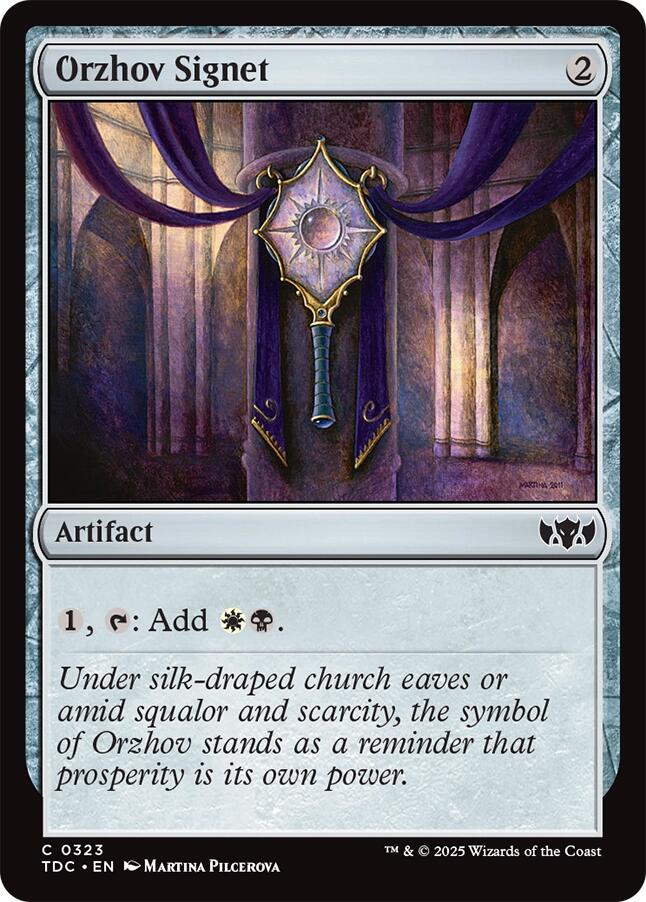 Orzhov Signet [TDC - 323]