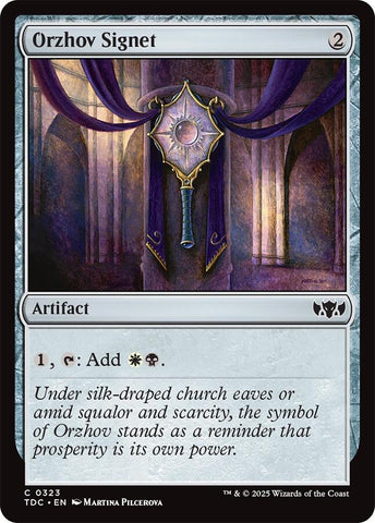 Orzhov Signet [TDC - 323]