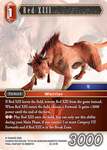 Red XIII [25 - 25-017R]