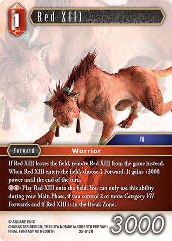 Red XIII [25 - 25-017R]