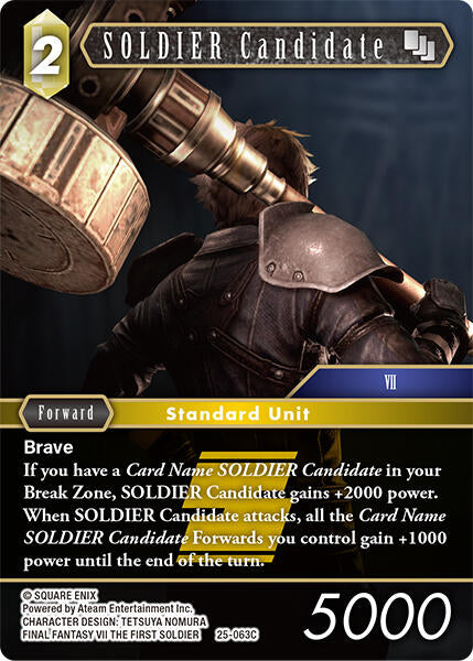 SOLDIER Candidate (25-063C) [25 - 25-063C]