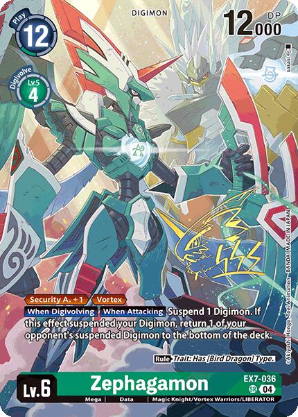 Zephagamon (Rare Pull) [BT21 - EX7-036 SR]