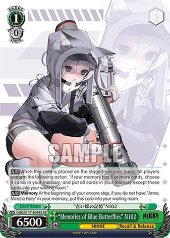 "Memories of Blue Butterflies" N102 (SR)