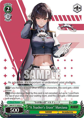 "A Teacher's Grace" Marciana [NIK - 053]