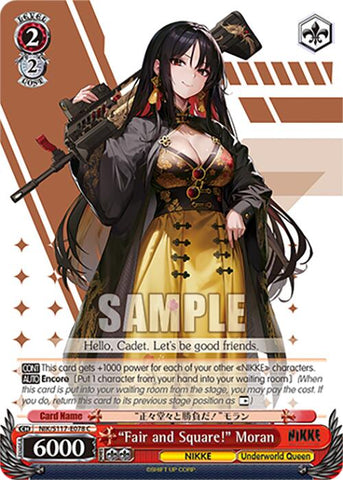 "Fair and Square!" Moran [NIK - 078]