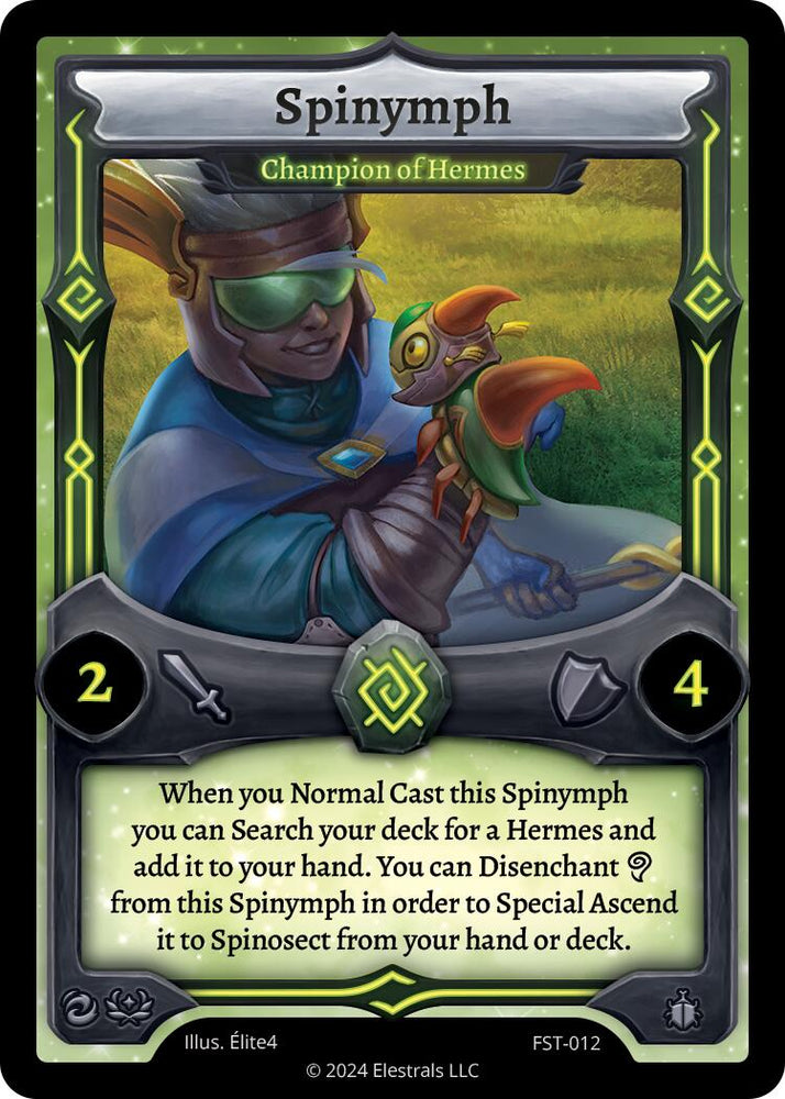 Spinymph - Champion of Hermes