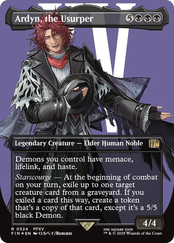 Ardyn, the Usurper (Borderless) (Surge Foil) (0524) [FIN - 524]