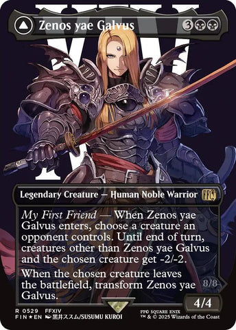 Zenos yae Galvus (Borderless) (Surge Foil) [FIN - 529]