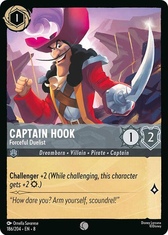 Captain Hook - Forceful Duelist [8 - 186/204]