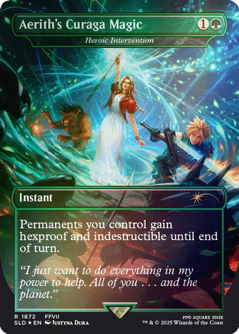 Aerith's Curaga Magic - Heroic Intervention (Rainbow Foil) [SLD - 1872]