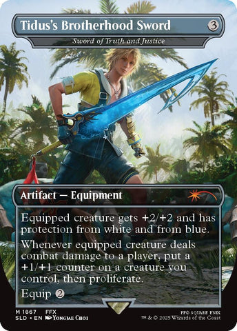 Tidus's Brotherhood Sword - Sword of Truth and Justice [SLD - 1867]