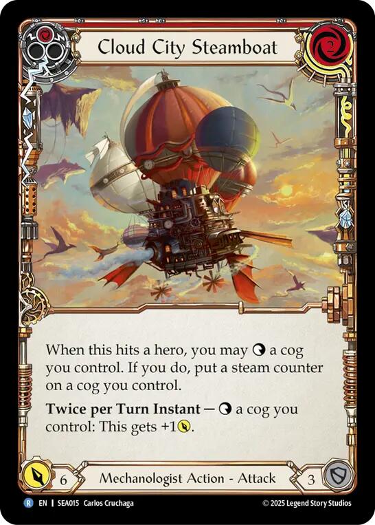 Cloud City Steamboat (Red) [SEA015]
