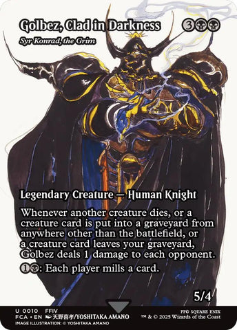 Golbez, Clad in Darkness - Syr Konrad, the Grim (Showcase) [FCA - 10]