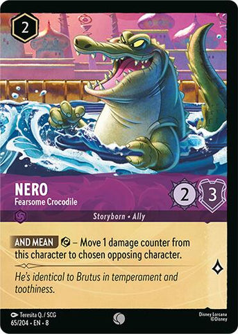 Nero - Fearsome Crocodile (Foil) [8 - 65/204]