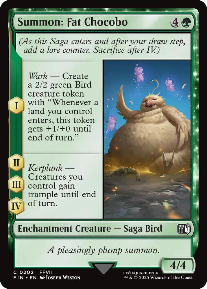 Summon: Fat Chocobo [FIN - 202]