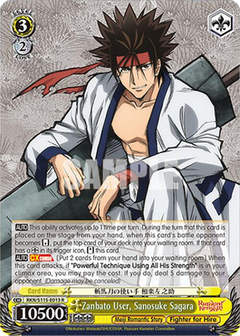 Zanbato User, Sanosuke Sagara