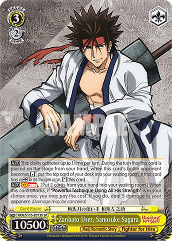 Zanbato User, Sanosuke Sagara (SR) [RKN]