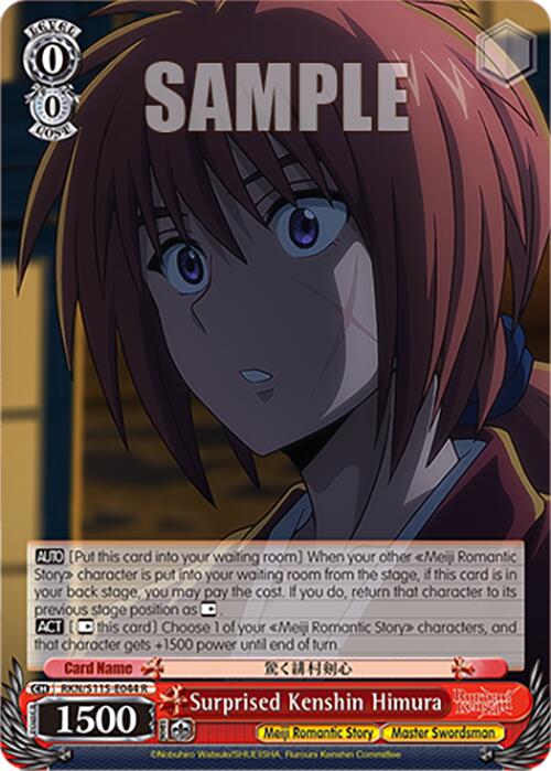 Surprised Kenshin Himura