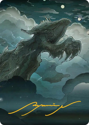 Sin, Spira's Punishment Art Card (Gold-Stamped Signature) [AAFIN - 36]