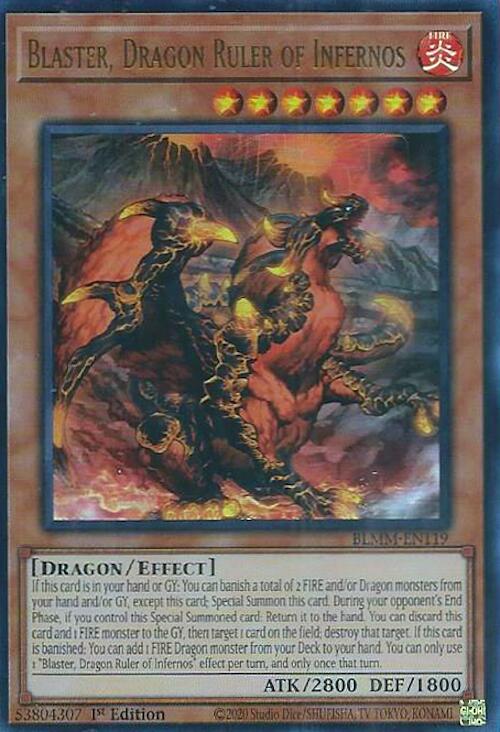 Blaster, Dragon Ruler of Infernos [BLMM - BLMM-EN119]