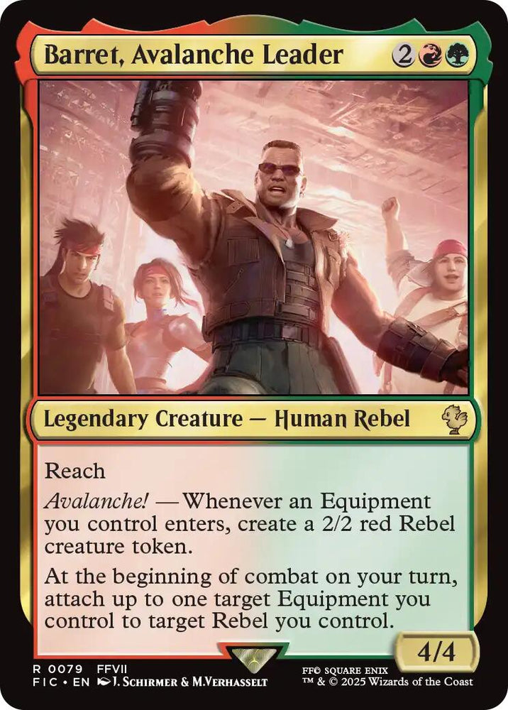 Barret, Avalanche Leader (Surge Foil) [FIC - 79]