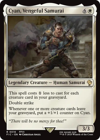 Cyan, Vengeful Samurai (Surge Foil) [FIC - 16]