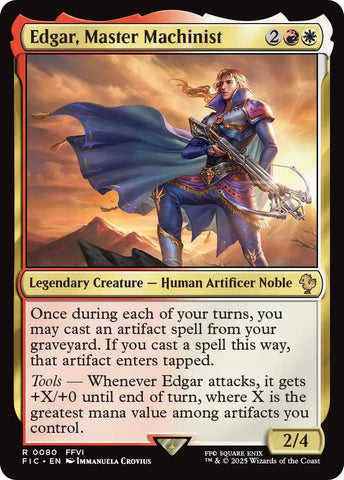 Edgar, Master Machinist (Surge Foil) [FIC - 80]