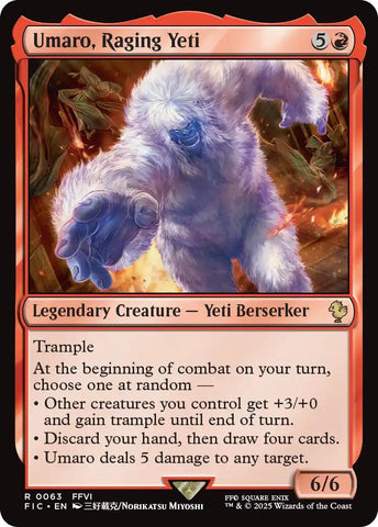 Umaro, Raging Yeti (Surge Foil) [FIC - 63]