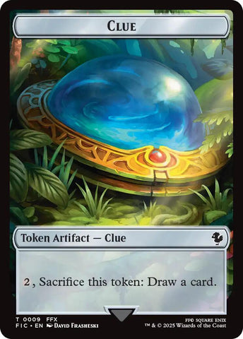 Clue // Treasure Double-Sided Token