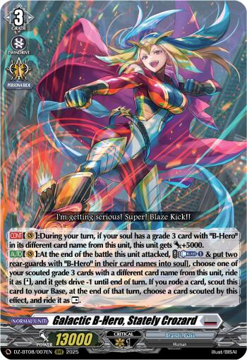 Galatic B-Hero, Stately Crozard [DZ-BT08/007EN]