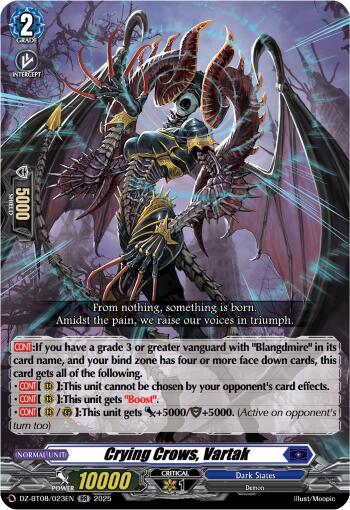Crying Crows ,Vartak [DZ-BT08 - DZ-BT08/023EN]
