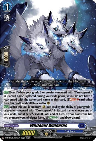 Whiteout Wulberus [DZ-BT08/026EN]