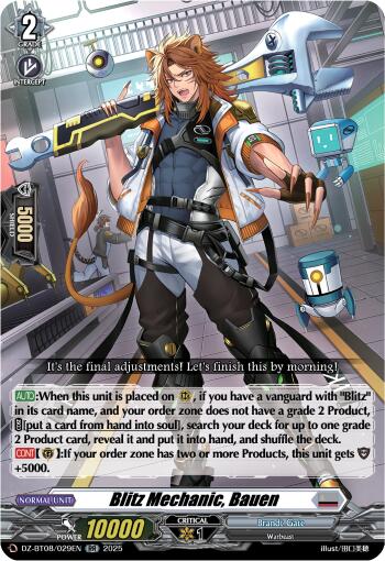 Blitz Mechnanic, Bauen [DZ-BT08/029EN]