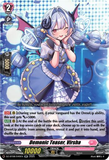 Demonic Teaser, Virsha