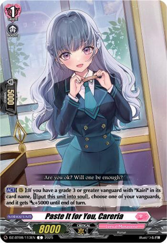 Paste it for You, Careria [DZ-BT08/113EN]