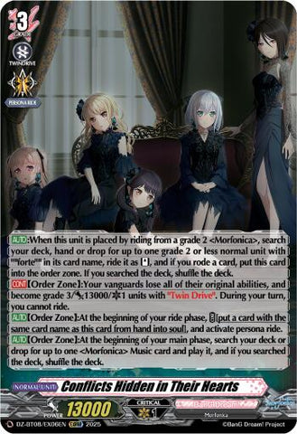 Conflicts Hidden in Their Hearts (EXRRR) [DZ-BT08 - DZ-BT08/EX06EN]