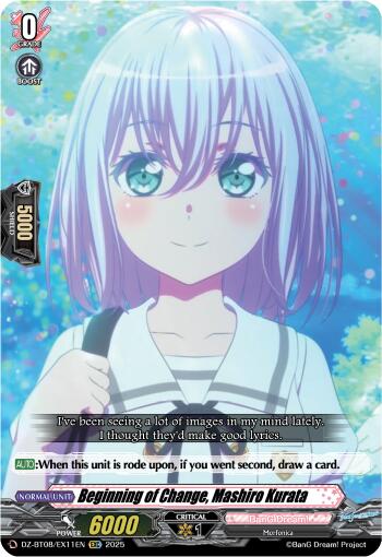 Beginning of Change, Mashiro Kurata [DZ-BT08/EX11EN]