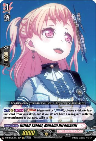 Gifted Talent, Nanami Hiromachi [DZ-BT08/EX13EN]