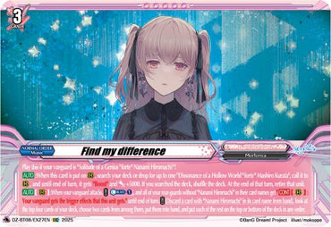 Find my difference [DZ-BT08 - DZ-BT08/EX27EN]