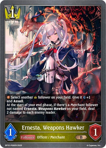 Ernesta, Weapons Hawker - P08 (Foil) [BP10]