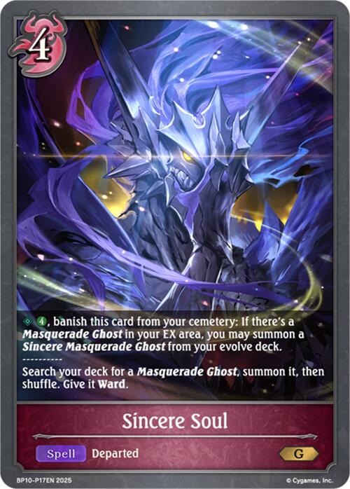 Sincere Soul - P17 (Foil) [BP10]